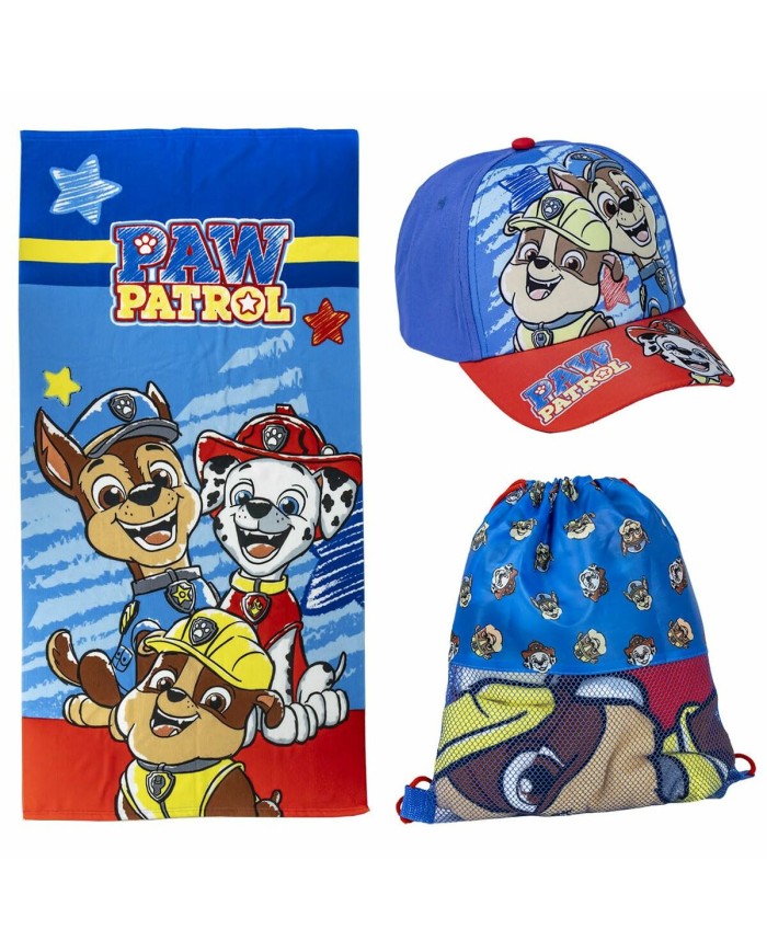 Telo da Mare The Paw Patrol Azzurro 27 x 33 x 7 cm 3 Pezzi Telo da Mare The Paw Patrol Azzurro 27 x 33 x 7 cm 3 Pezzi