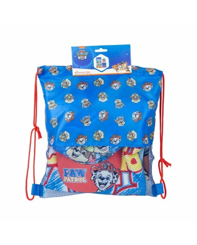 Telo da Mare The Paw Patrol Azzurro 27 x 33 x 7 cm 3 Pezzi