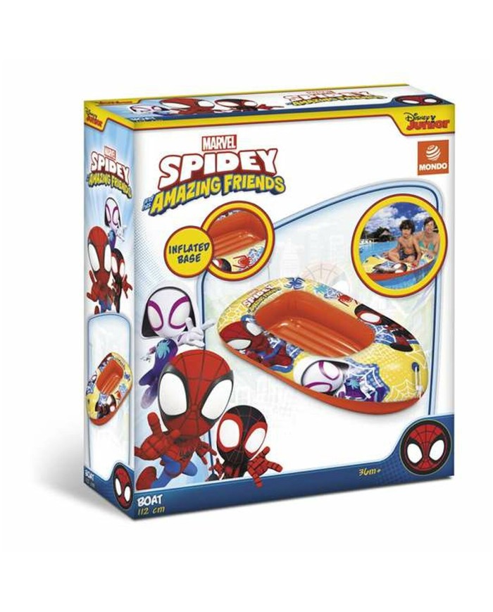 Materassino Gonfiabile Spidey Barca 112 cm