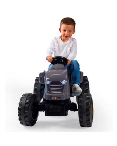 Trattore a Pedali Smoby Stronger XXL Grigio 161 x 56 cm Trailer