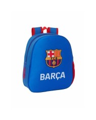 Zaino Scuola F.C. Barcelona Azzurro 27 x 33 x 10 cm 3D Zaino Scuola F.C. Barcelona Azzurro 27 x 33 x 10 cm 3D