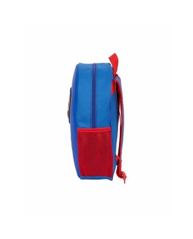 Zaino Scuola F.C. Barcelona Azzurro 27 x 33 x 10 cm 3D