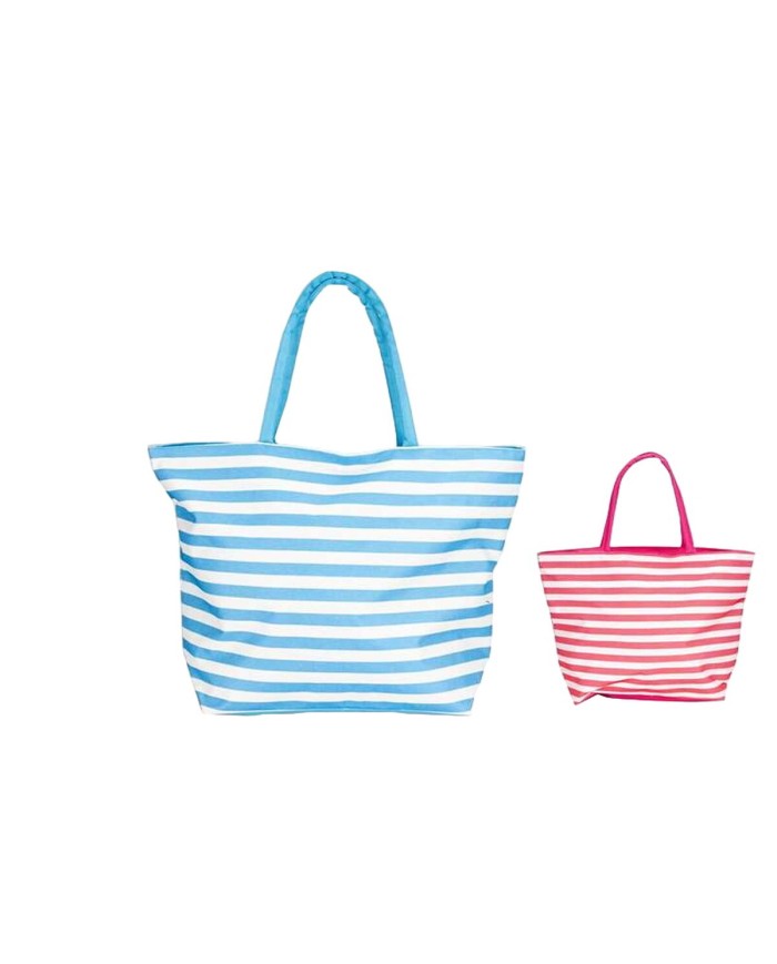 Borsa da Mare Bismark Azzurro Rosa Oxford 50 x 16 x 35 cm Borsa da Mare Bismark Azzurro Rosa Oxford 50 x 16 x 35 cm