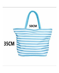 Borsa da Mare Bismark Azzurro Rosa Oxford 50 x 16 x 35 cm Borsa da Mare Bismark Azzurro Rosa Oxford 50 x 16 x 35 cm