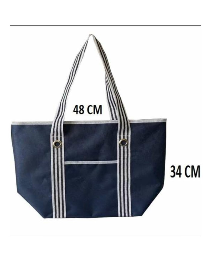 Borsa da Mare Blu scuro Oxford 48 x 18 x 34 cm Borsa da Mare Blu scuro Oxford 48 x 18 x 34 cm