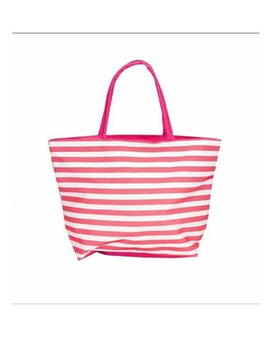 Borsa da Mare Bismark Azzurro Rosa Oxford 50 x 16 x 35 cm