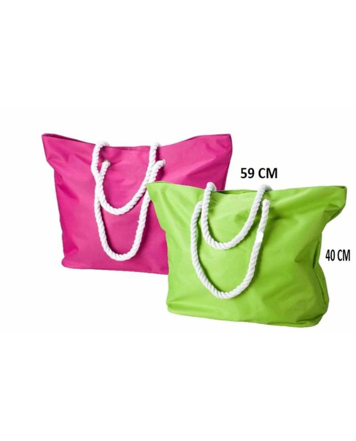 Borsa da Mare Verde Rosa Oxford 59 x 19 x 40 cm Borsa da Mare Verde Rosa Oxford 59 x 19 x 40 cm