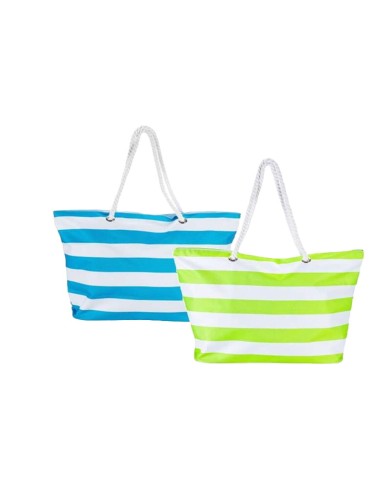 Borsa da Mare Bismark Azzurro Bianco Oxford 59 x 19 x 40 cm Borsa da Mare Bismark Azzurro Bianco Oxford 59 x 19 x 40 cm