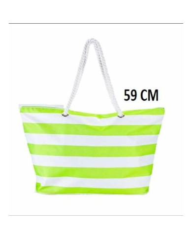 Borsa da Mare Bismark Azzurro Bianco Oxford 59 x 19 x 40 cm Borsa da Mare Bismark Azzurro Bianco Oxford 59 x 19 x 40 cm