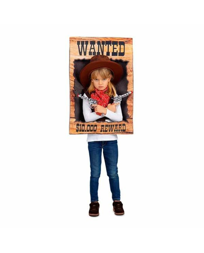 Costume per Bambini My Other Me Wanted Cowboy Taglia unica 3 Pezzi Costume per Bambini My Other Me Wanted Cowboy Taglia unica 3 Pezzi