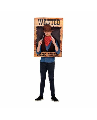 Costume per Adulti My Other Me Wanted Taglia unica Cowboy 3 Pezzi