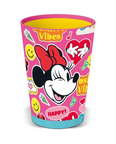 Bicchiere Minnie Mouse Flower Power 470 ml Plastica Bicchiere Minnie Mouse Flower Power 470 ml Plastica