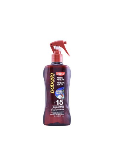 Olio Protettivo Monoi Tahiti Babaria Spf 15 300 ml