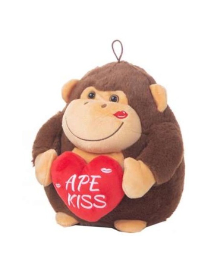 Peluche Gorilla Cuore 22 cm