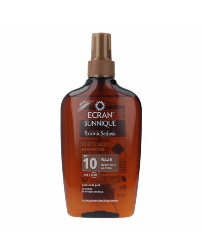 Olio Solare Sunnique Ecran SPF 10 200 ml Olio Solare Sunnique Ecran SPF 10 200 ml