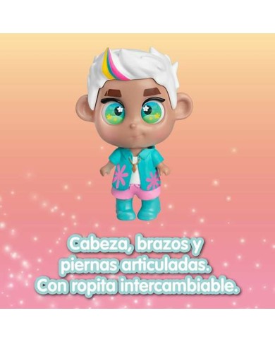 Bambolotto Neonato Famosa Mini Trotties Emoji Eyes 12 cm Articolata