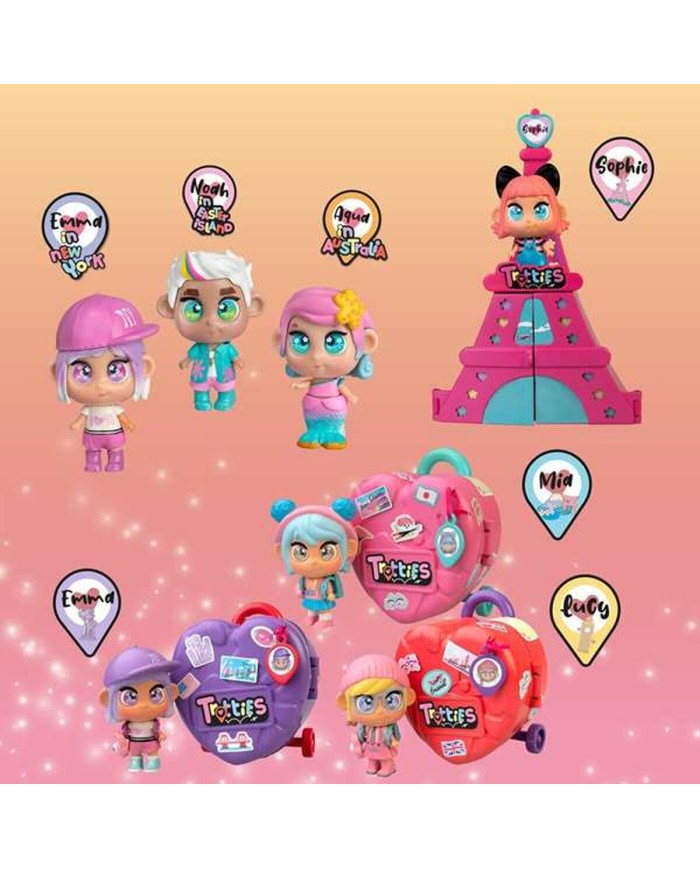 Bambolotto Neonato Famosa Mini Trotties Emoji Eyes 12 cm Articolata