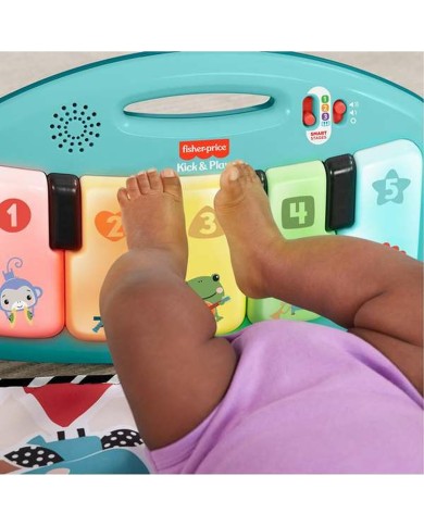 Tappeto da gioco Fisher Price Kick and Play Sonaglio Pianoforte ES