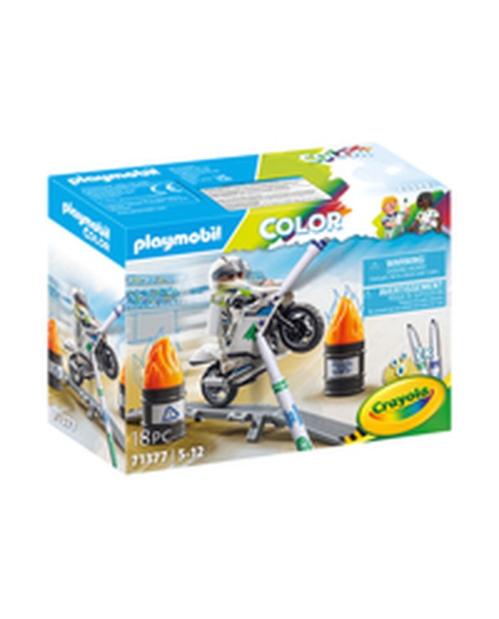 Set di giocattoli Playmobil Color Moto 18 Pezzi