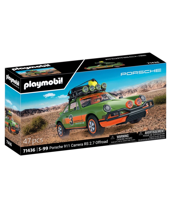 Playset Playmobil Porsche 911 Carrera RS Offroad Edition 47 Pezzi