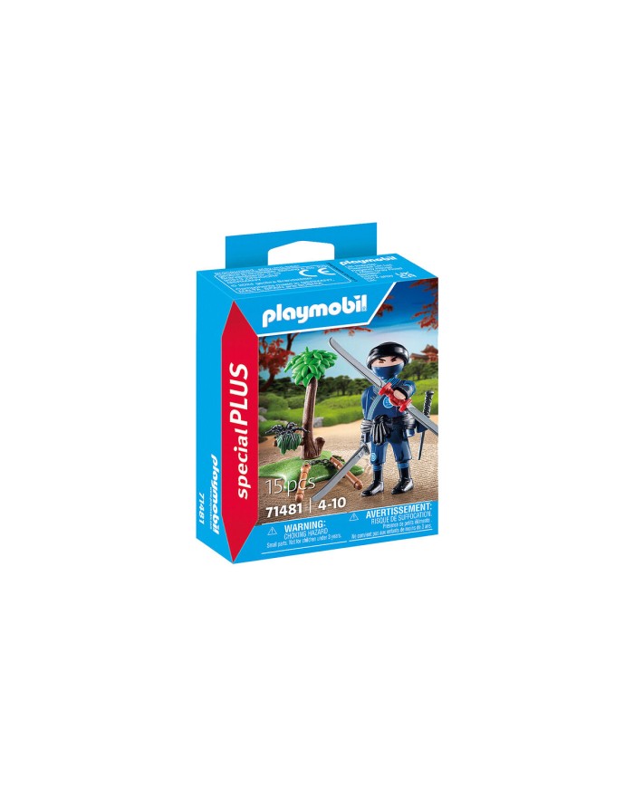 Statuetta Articolata Playmobil Ninja 15 Pezzi