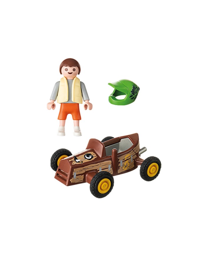 Statuetta Articolata Playmobil Karting 6 Pezzi