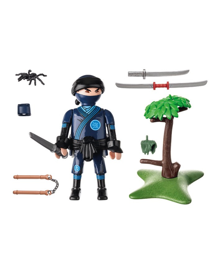 Statuetta Articolata Playmobil Ninja 15 Pezzi