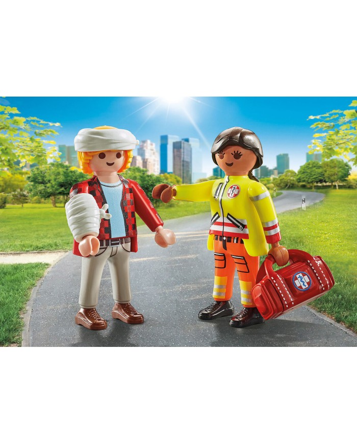 Playset Playmobil 71506 Medico 6 Pezzi