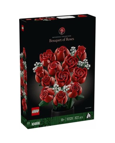 Set di Costruzioni Lego Botanical Collection Bouquet of Roses Multicolore 822 Pezzi Set di Costruzioni Lego Botanical Collection Bouquet of Roses Multicolore 822 Pezzi