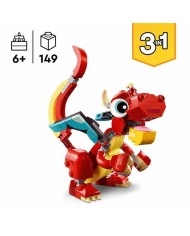 Set di Costruzioni Lego Creator 31145 Red Dragon 149 Pezzi