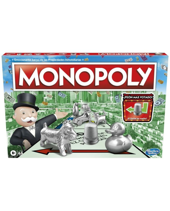 Gioco da Tavolo Hasbro Monopoly Clasico Madrid ES