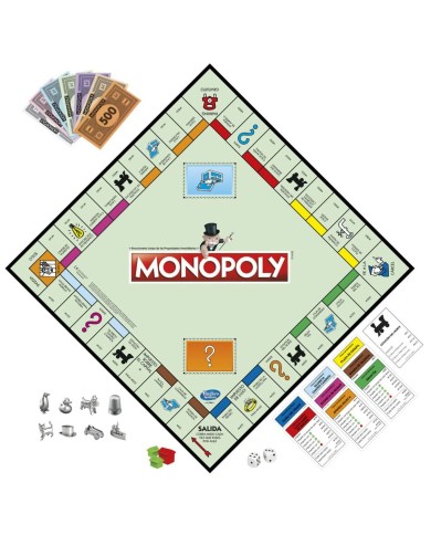 Gioco da Tavolo Hasbro Monopoly Clasico Madrid ES Gioco da Tavolo Hasbro Monopoly Clasico Madrid ES