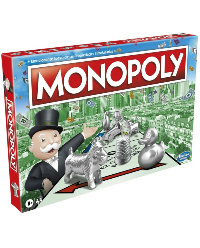 Gioco da Tavolo Hasbro Monopoly Clasico Madrid ES