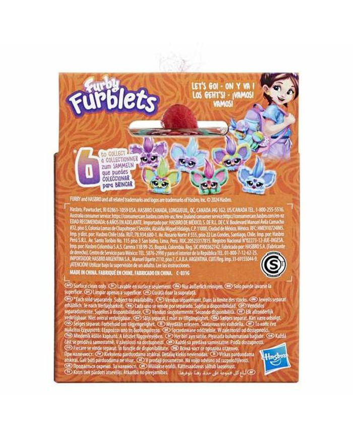 Peluche con Suono Hasbro Furby Furblets 12 cm Peluche con Suono Hasbro Furby Furblets 12 cm