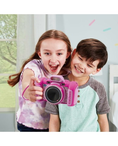 Macchina fotografica giocattolo per bambini Vtech Kidizoom Duo DX Rosa