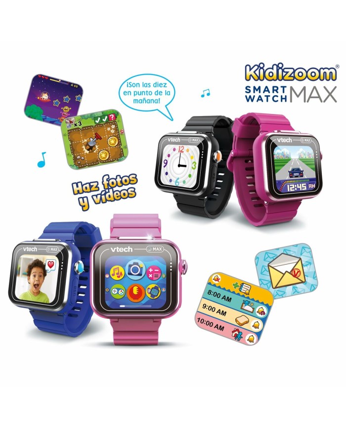 Orologio Bambini Vtech Kidizoom Smartwatch Max 256 MB Interattivo Azzurro