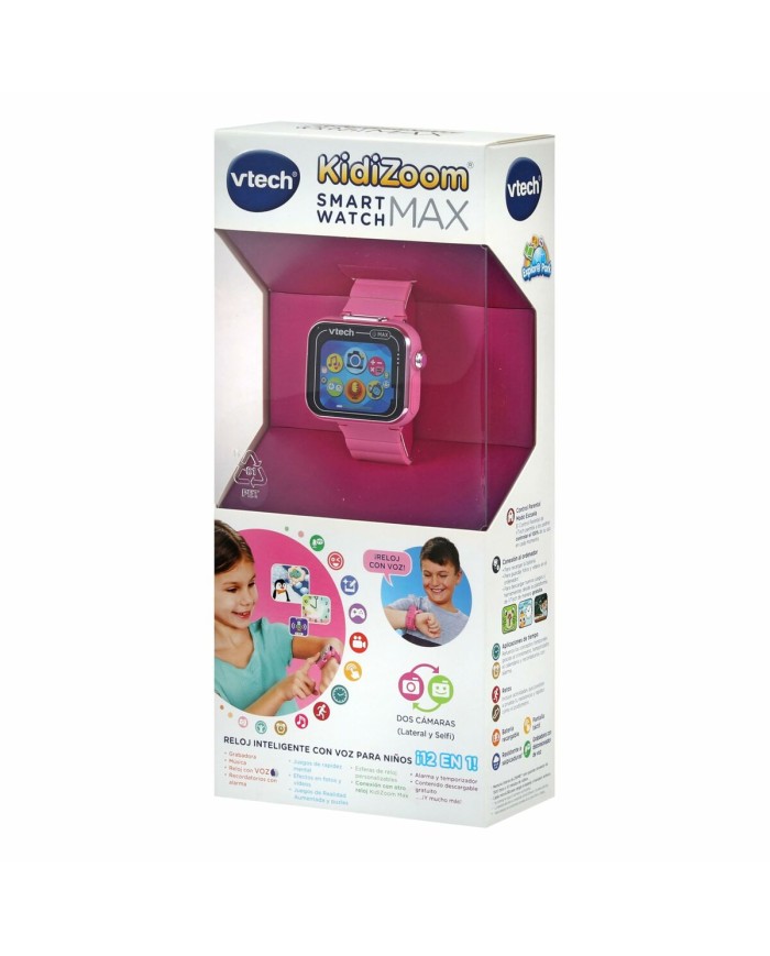Orologio Bambini Vtech Kidizoom Smartwatch Max 256 MB Interattivo Rosa Orologio Bambini Vtech Kidizoom Smartwatch Max 256 MB Interattivo Rosa
