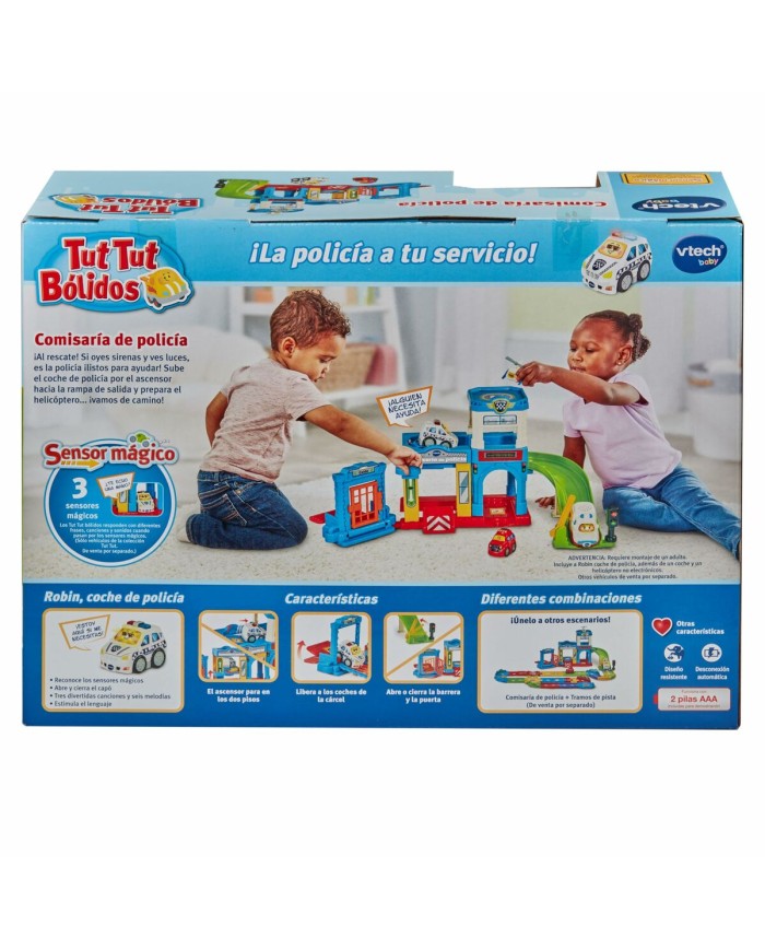 Playset di Veicoli Vtech Tut Tut Bolidos 28 x 11,5 x 28 cm Poliziotto