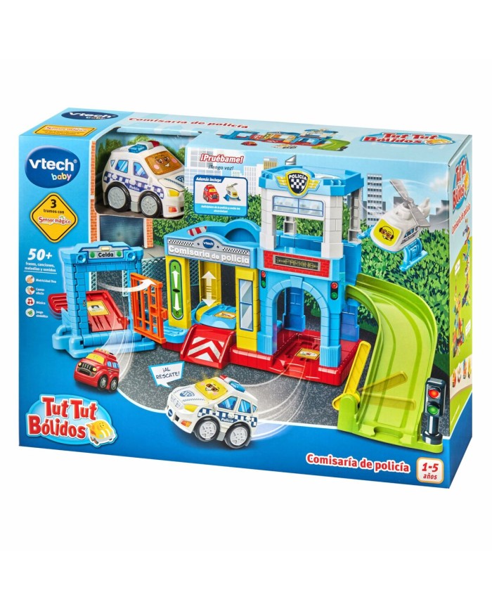 Playset di Veicoli Vtech Tut Tut Bolidos 28 x 11,5 x 28 cm Poliziotto