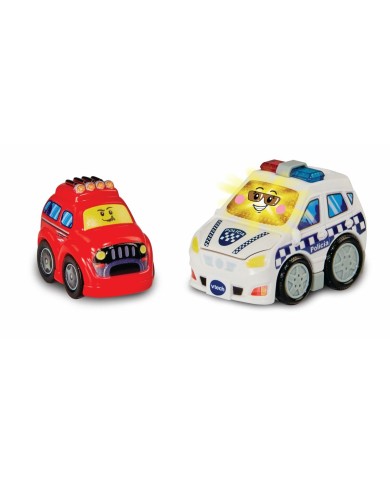 Playset di Veicoli Vtech Tut Tut Bolidos 28 x 11,5 x 28 cm Poliziotto