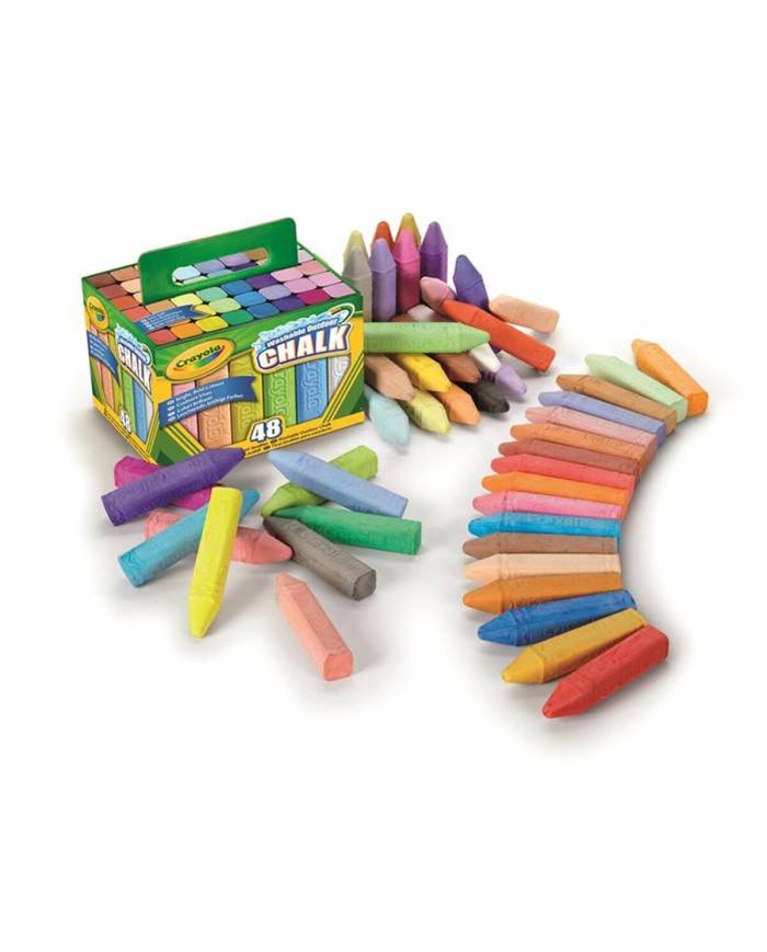 Gessi per pavimenti Crayola Maxi Multicolore Lavabili 48 Pezzi 17 x 13 x 12 cm Gessi per pavimenti Crayola Maxi Multicolore Lavabili 48 Pezzi 17 x 13 x 12 cm