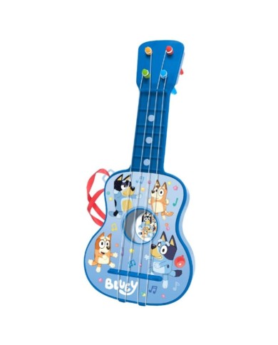 Chitarra da Bambino Bluey 35,3 x 14,5 x 5 cm Chitarra da Bambino Bluey 35,3 x 14,5 x 5 cm