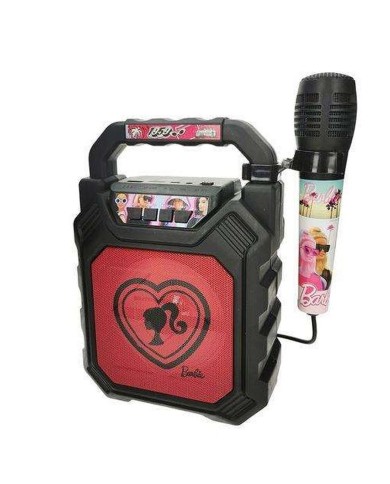 Altoparlante Bluetooh Portatile con Microfono Reig Barbie Altoparlante Bluetooh Portatile con Microfono Reig Barbie
