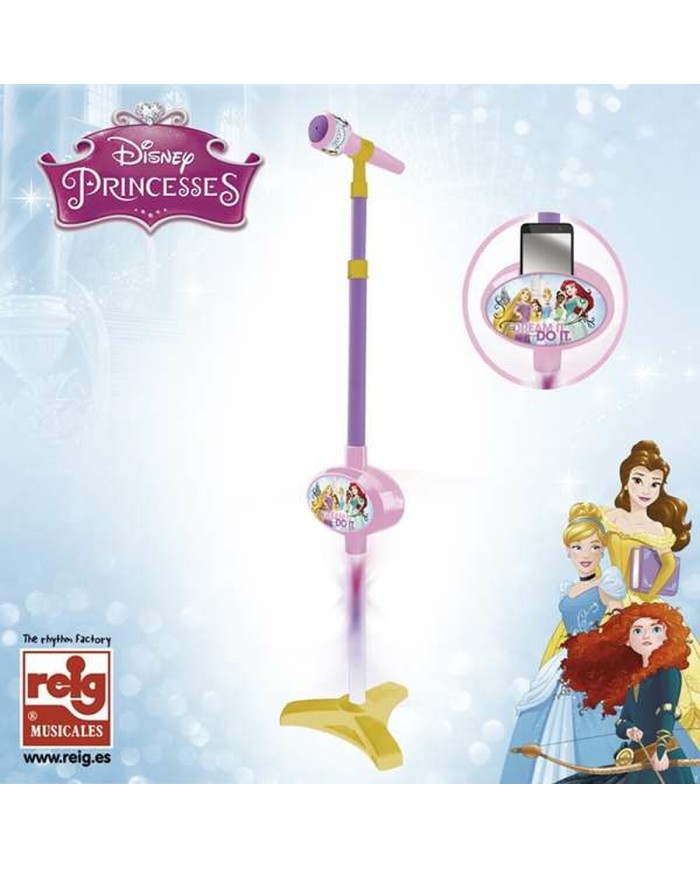 Microfono giocattolo Disney Princess In piedi MP3 Microfono giocattolo Disney Princess In piedi MP3