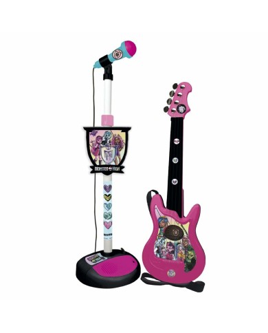 Chitarra da Bambino Monster High Microfono Karaoke