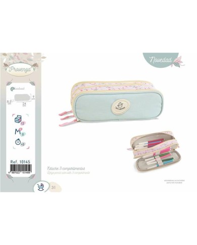 Plumier Triplo Decuevas Provenza 24 x 9 x 8,5 cm Plumier Triplo Decuevas Provenza 24 x 9 x 8,5 cm