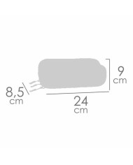 Plumier Triplo Decuevas Provenza 24 x 9 x 8,5 cm Plumier Triplo Decuevas Provenza 24 x 9 x 8,5 cm