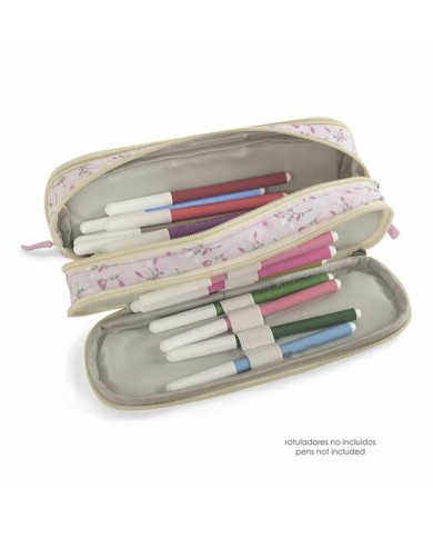 Plumier Triplo Decuevas Provenza 24 x 9 x 8,5 cm Plumier Triplo Decuevas Provenza 24 x 9 x 8,5 cm