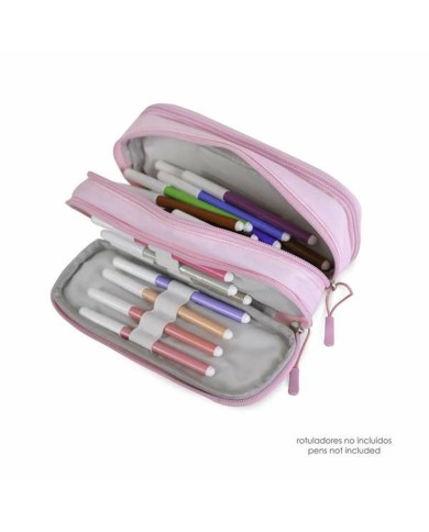 Plumier Triplo Decuevas Niza 24 x 9 x 8,5 cm Plumier Triplo Decuevas Niza 24 x 9 x 8,5 cm