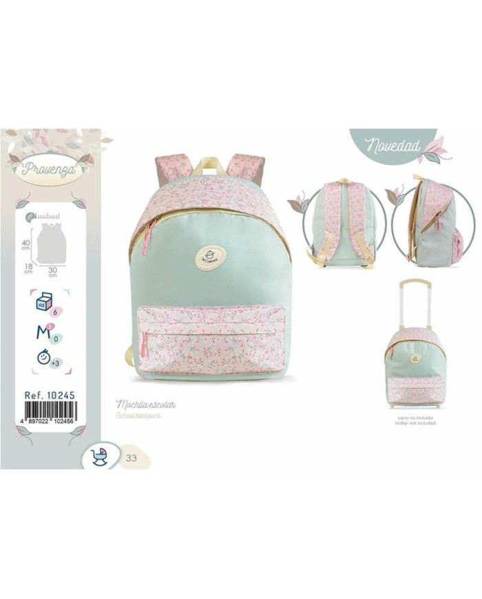 Zaino Scuola Decuevas Provenza 40 x 18 x 30 cm Zaino Scuola Decuevas Provenza 40 x 18 x 30 cm